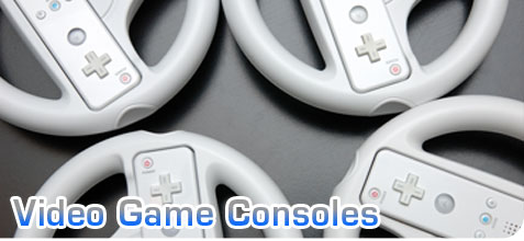Video game console, wii wheel